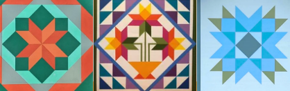 Barn quilt samples